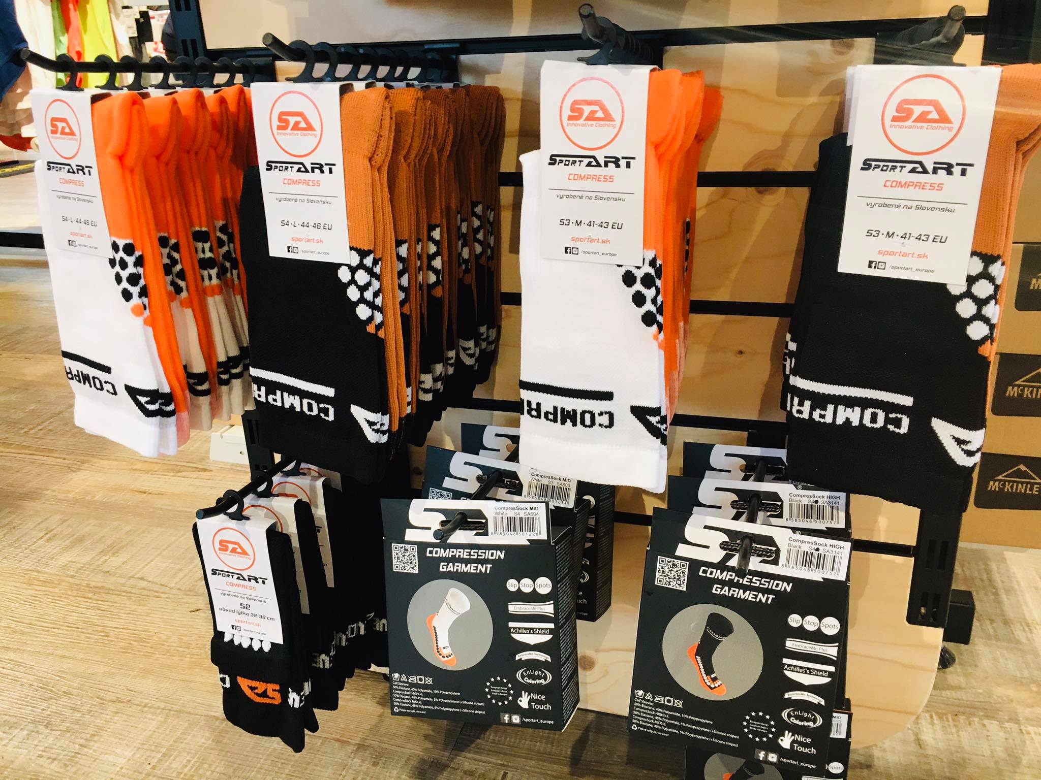 Kompresn� be�eck� pono�ky, podkolienky, n�vleky na l�tka v predajni Intersport