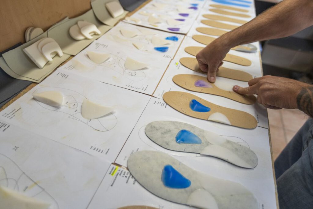 Vlozky do topanok vyrabane na mieru