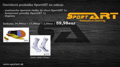 Darekov poukka - 1x Vloky, 1x Ponoky SportART s dopravou