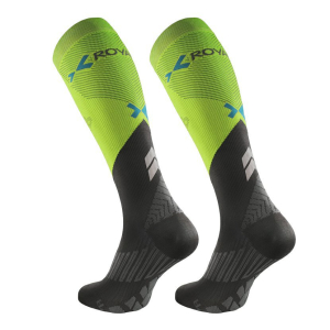 ROYAL BAY Energy - Kompresn� podkolienky - Limetka + �ed�