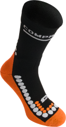 Športové kompresné ponožky SportART CompresSocks MID čierne