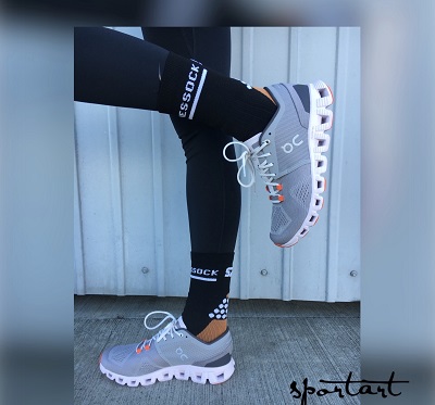 ON running Cloud X alloy/lilly women