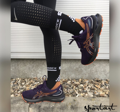 Asics Gel-Cumulus 24 night shade/nova orange gtx women
