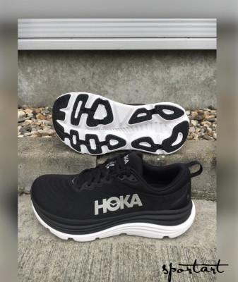 Hoka Gaviota 5 wide bwht men