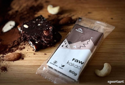 Surov tyinky s kakaovou chuou RAW KAKAO 50g - 2ks